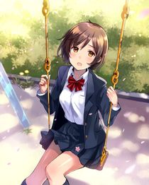 Leggy Japanese school Nina