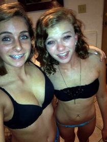 Tied up nude girls in the